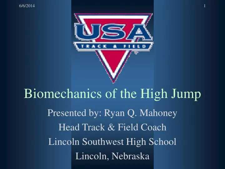biomechanics of the high jump