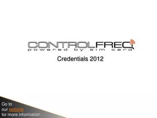 Credentials 2012