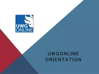 UWGOnline Orientation