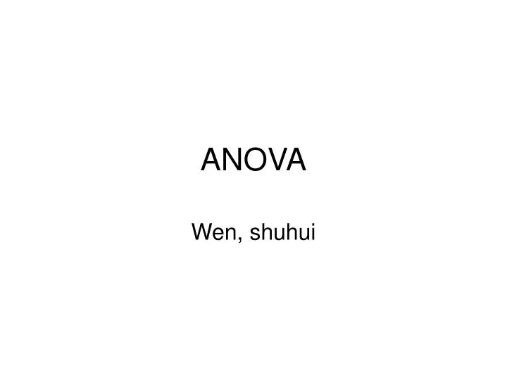 anova