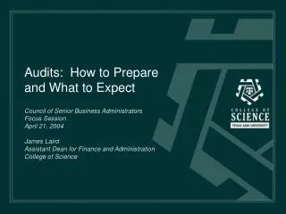 Audits: How to Prepare and What to Expect