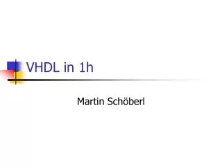 VHDL in 1h