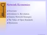 Network Economies - slide 1