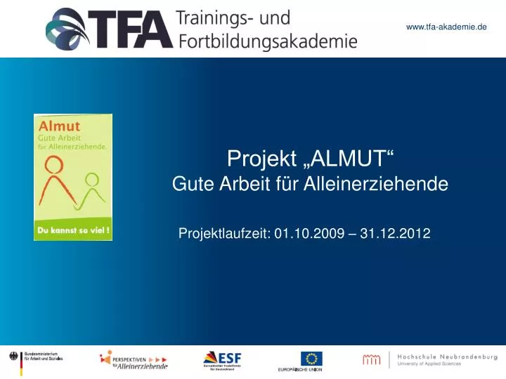 projekt almut gute arbeit f r alleinerziehende