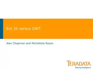 Ext JS versus GWT