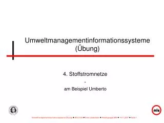 umweltmanagementinformationssysteme bung