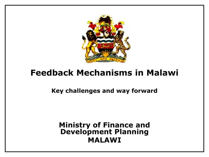 feedback mechanisms in malawi key challenges and way forward
