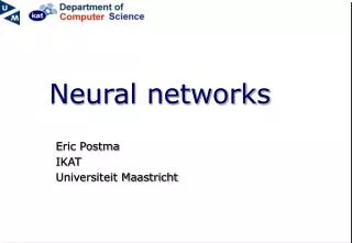 Neural networks