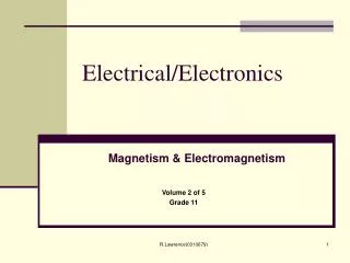 Electrical/Electronics