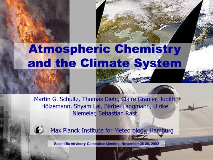 atmospheric chemistry and the climate system