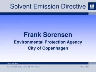 Solvent Emission Directive