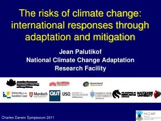 The risks of climate change: international responses through adaptation and mitigation