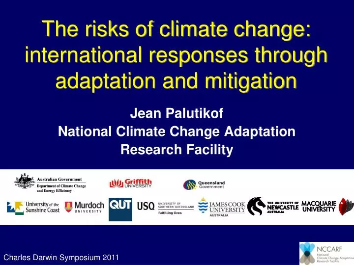 the risks of climate change international responses through adaptation and mitigation