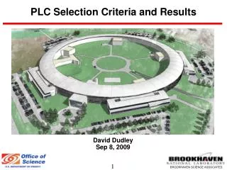 PLC Selection Criteria and Results