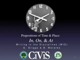 Prepositions of Time &amp; Place: In, On, &amp; At