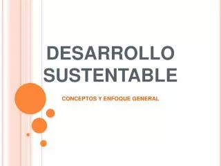 desarrollo sustentable