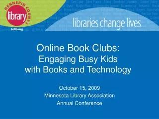 Online Book Clubs: Engaging Busy Kids with Books and Technology
