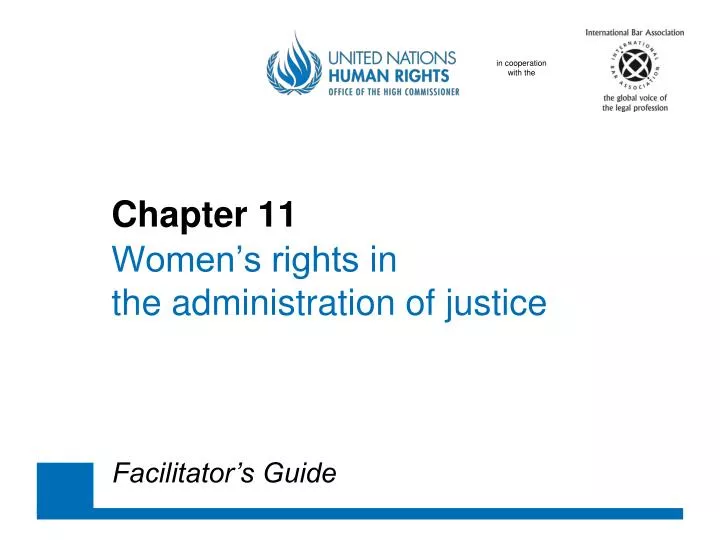 chapter 11 women s rights in the administration of justice