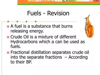 Fuels - Revision