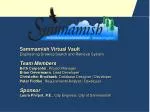 Sammamish Virtual Vault Engineering Drawing Search and Retrieval System Team Members Beth Carpenter , Project Manager Br - slide 1