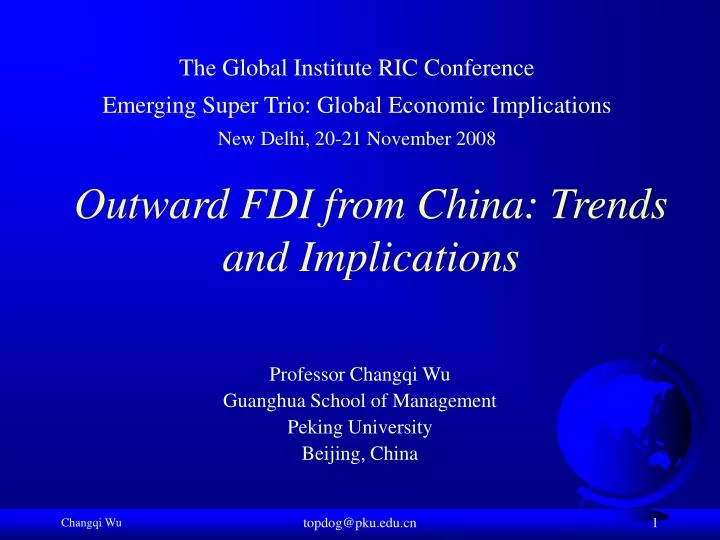 outward fdi from china trends and implications