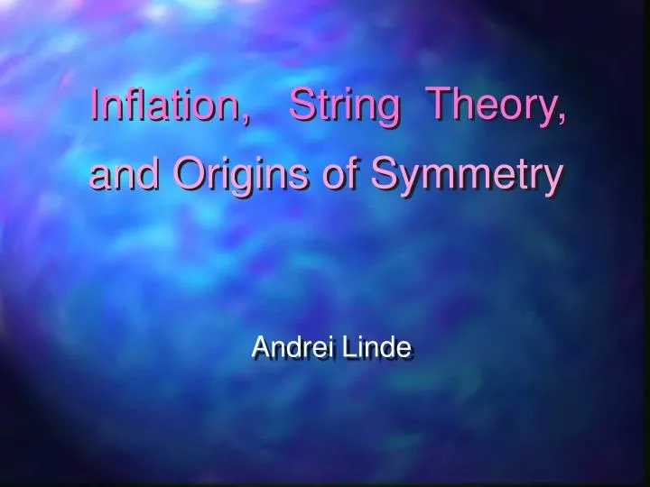inflation string theory