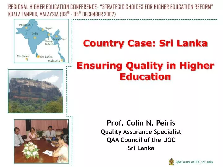 country case sri lanka ensuring quality in higher education