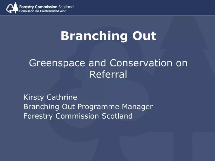 branching out greenspace and conservation on referral