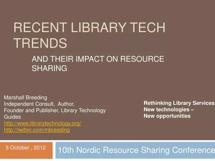 recent library tech trends