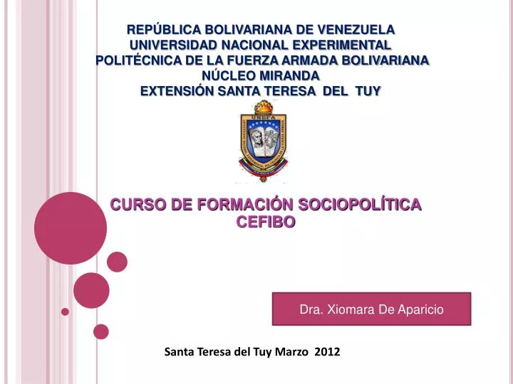 curso de formaci n sociopol tica cefibo