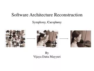 Software Architecture Reconstruction