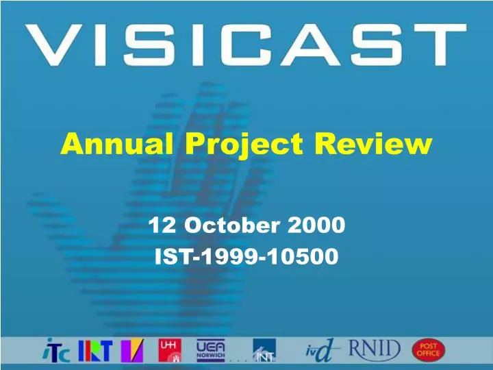 annual project review