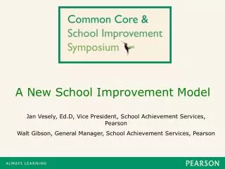 A New School Improvement Model