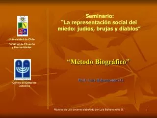 prof luis bahamondes g