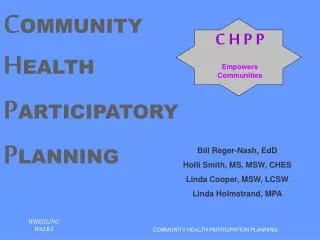 C H P P Empowers Communities