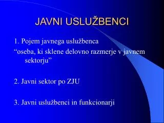 javni uslu benci