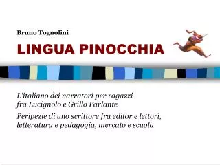 Bruno Tognolini LINGUA PINOCCHIA