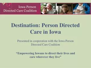 Destination: Person Directed Care in Iowa