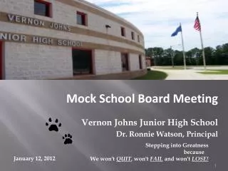 Mock School Board Meeting