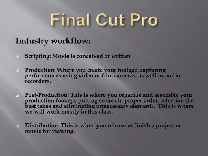 final cut pro