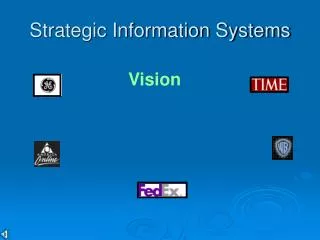 Strategic Information Systems