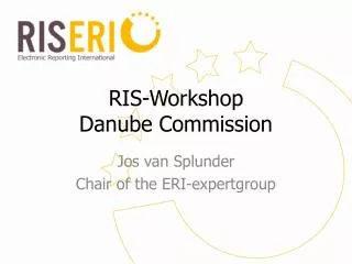 RIS-Workshop Danube Commission
