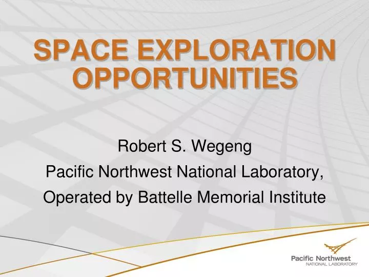 space exploration opportunities