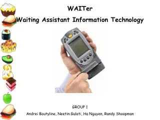 WAITer Waiting Assistant Information Technology