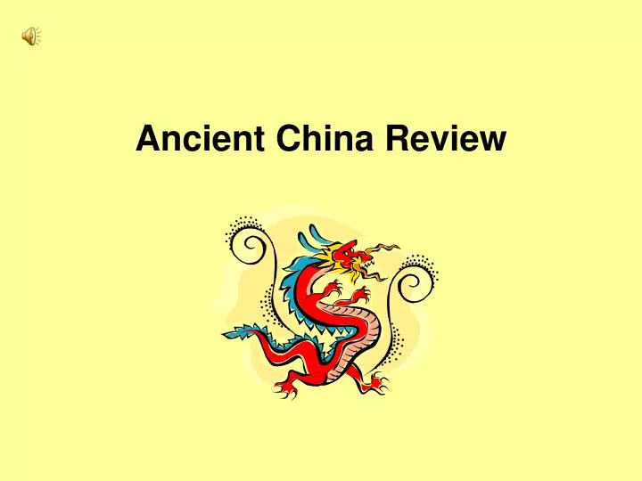 ancient china review