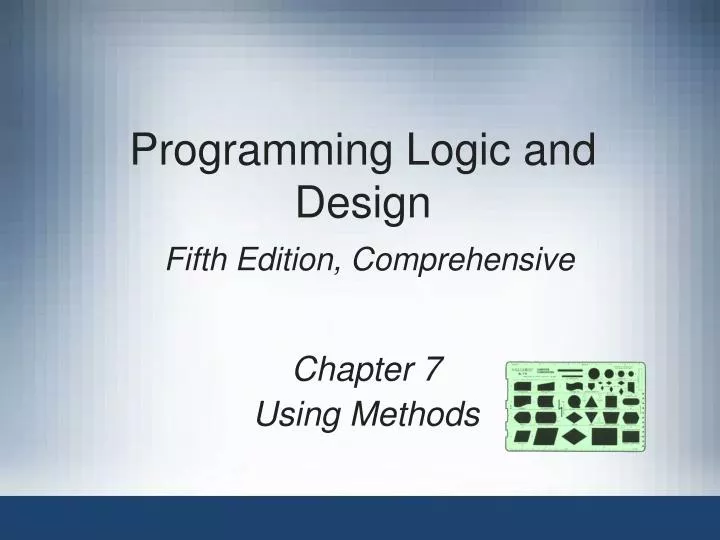 programming logic and design fifth edition comprehensive