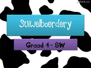 suiwelboerdery