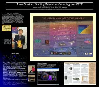 A New Chart and Teaching Materials on Cosmology from CPEP