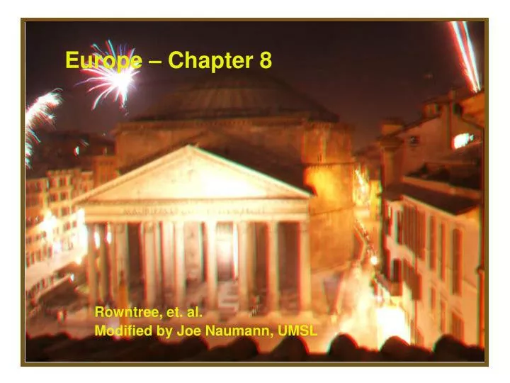 europe chapter 8