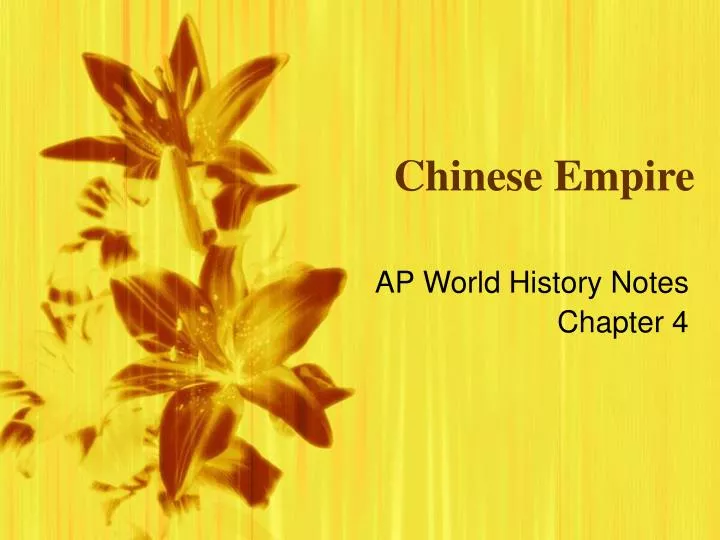 chinese empire